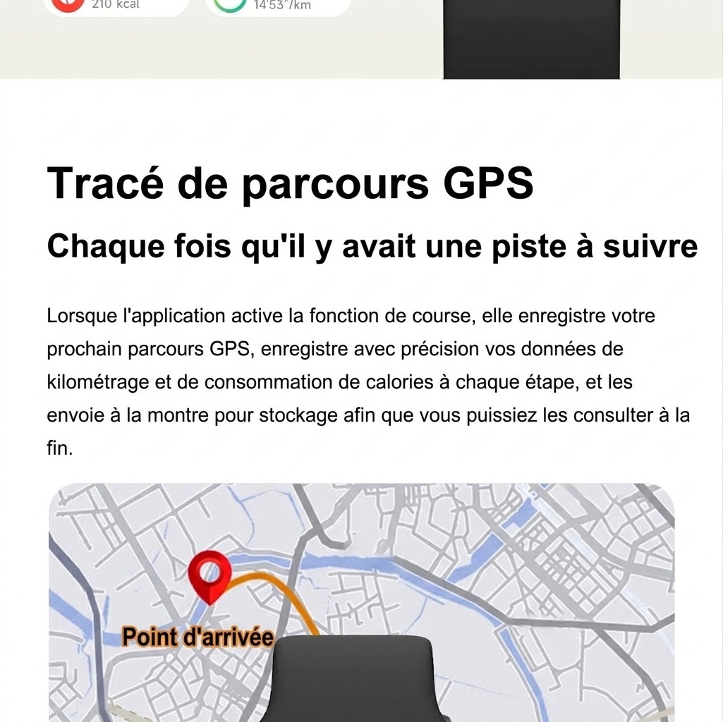 Montre connectée IW10 avec écran AMOLED carré et appels Bluetooth
