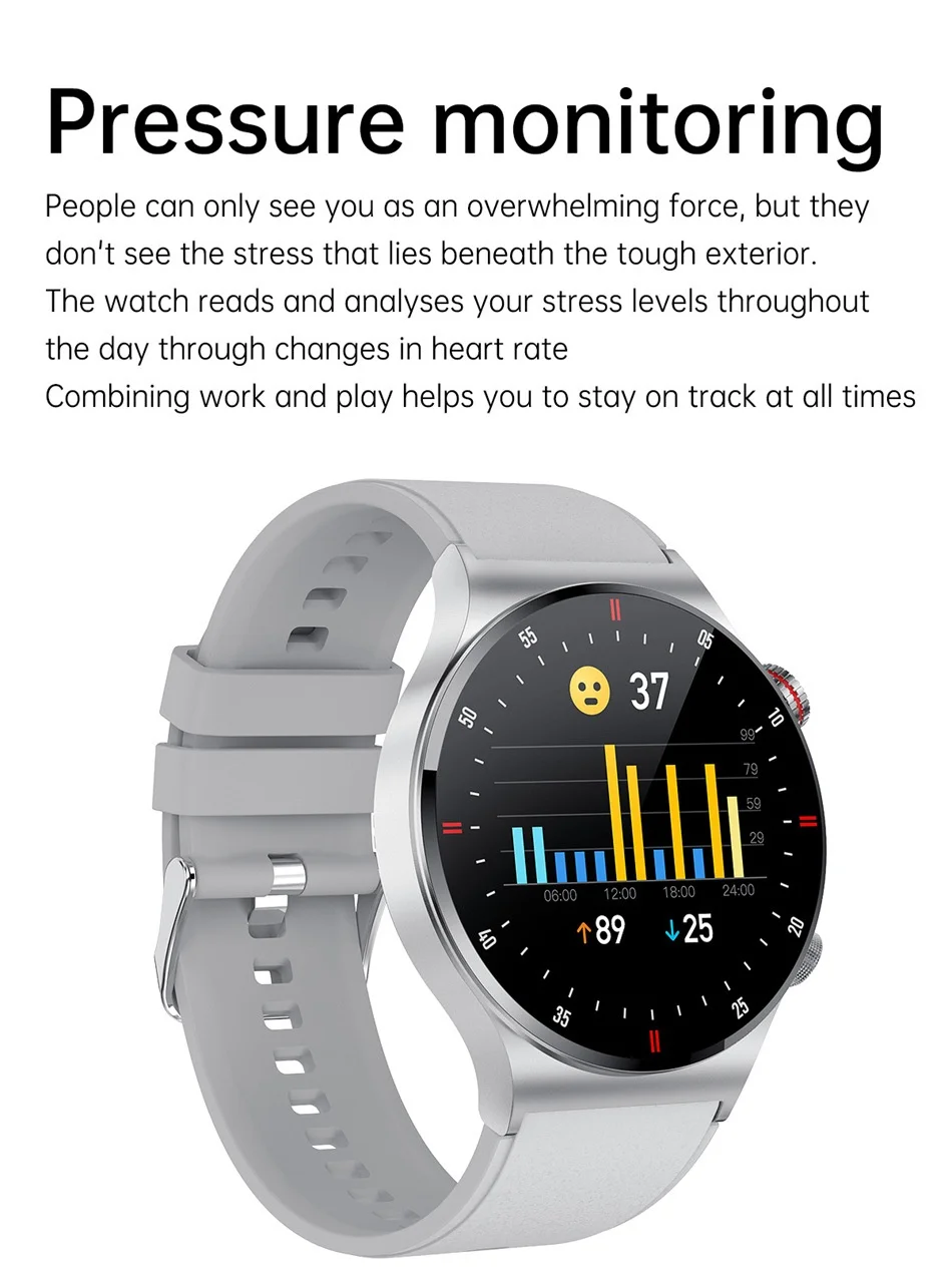 Smart Watch with Round HD Display, Bluetooth Calling & Health Tracker