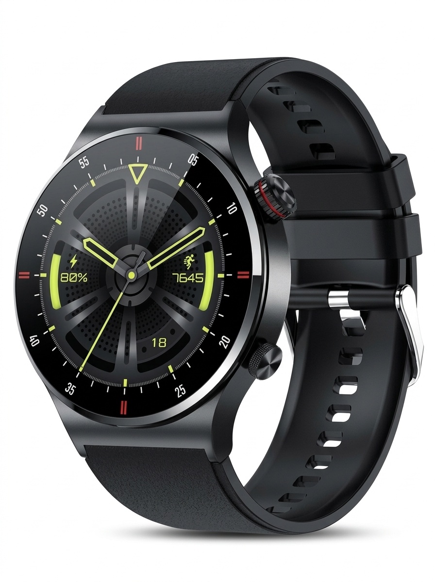 Smart Watch with Round HD Display, Bluetooth Calling & Health Tracker