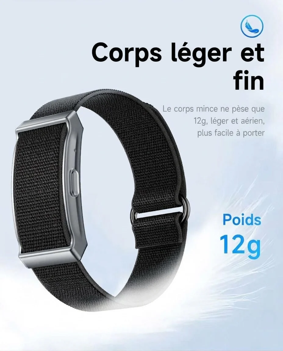 Bracelet connecté G69 sans écran, traqueur d'activité physique avec une autonomie de 40 jours