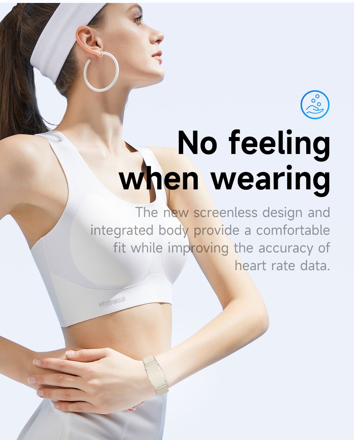 G69 Screenless Smart Band Fitness Tracker with 40-Day Battery Life