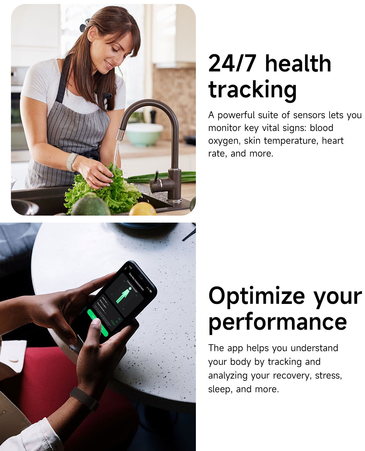 G69 Screenless Smart Band Fitness Tracker with 40-Day Battery Life