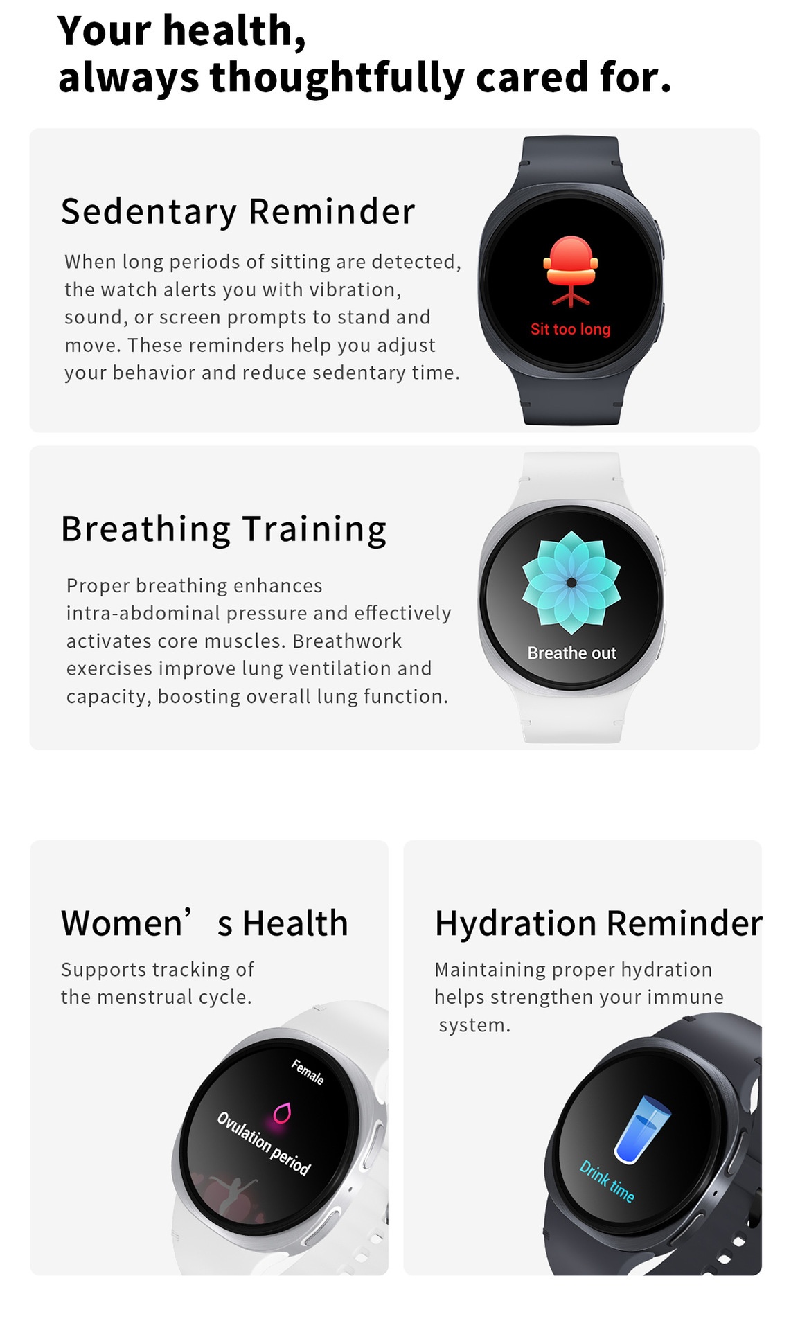HD8 Smart Watch 8 with Round AMOLED Display & Bluetooth Calling