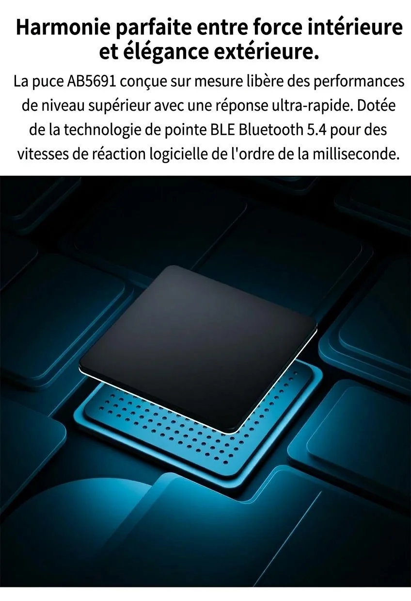 Montre connectée HD8 Mini avec écran rond, GPS et assistant vocal IA