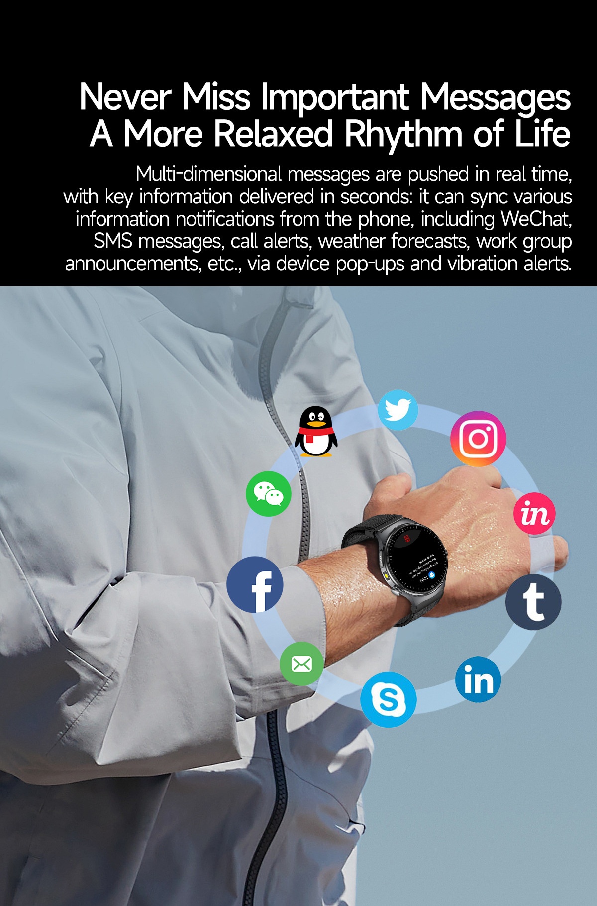 TK27 Smart Watch with Round AMOLED Display, ECG, SpO2 & Bluetooth Call