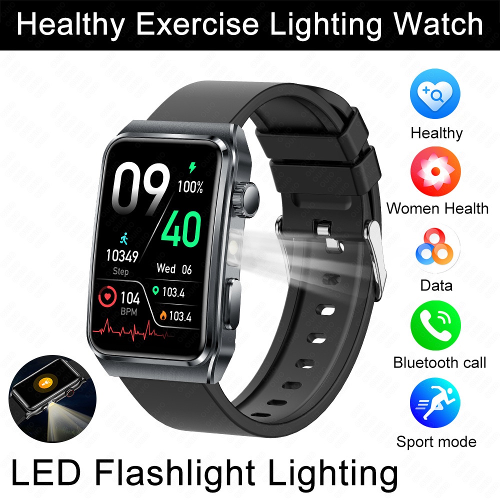 TK73 Smart Watch with Rectangular Screen & Bluetooth Calling