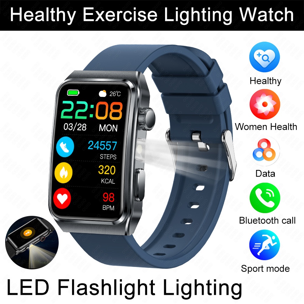 TK73 Smart Watch with Rectangular Screen & Bluetooth Calling