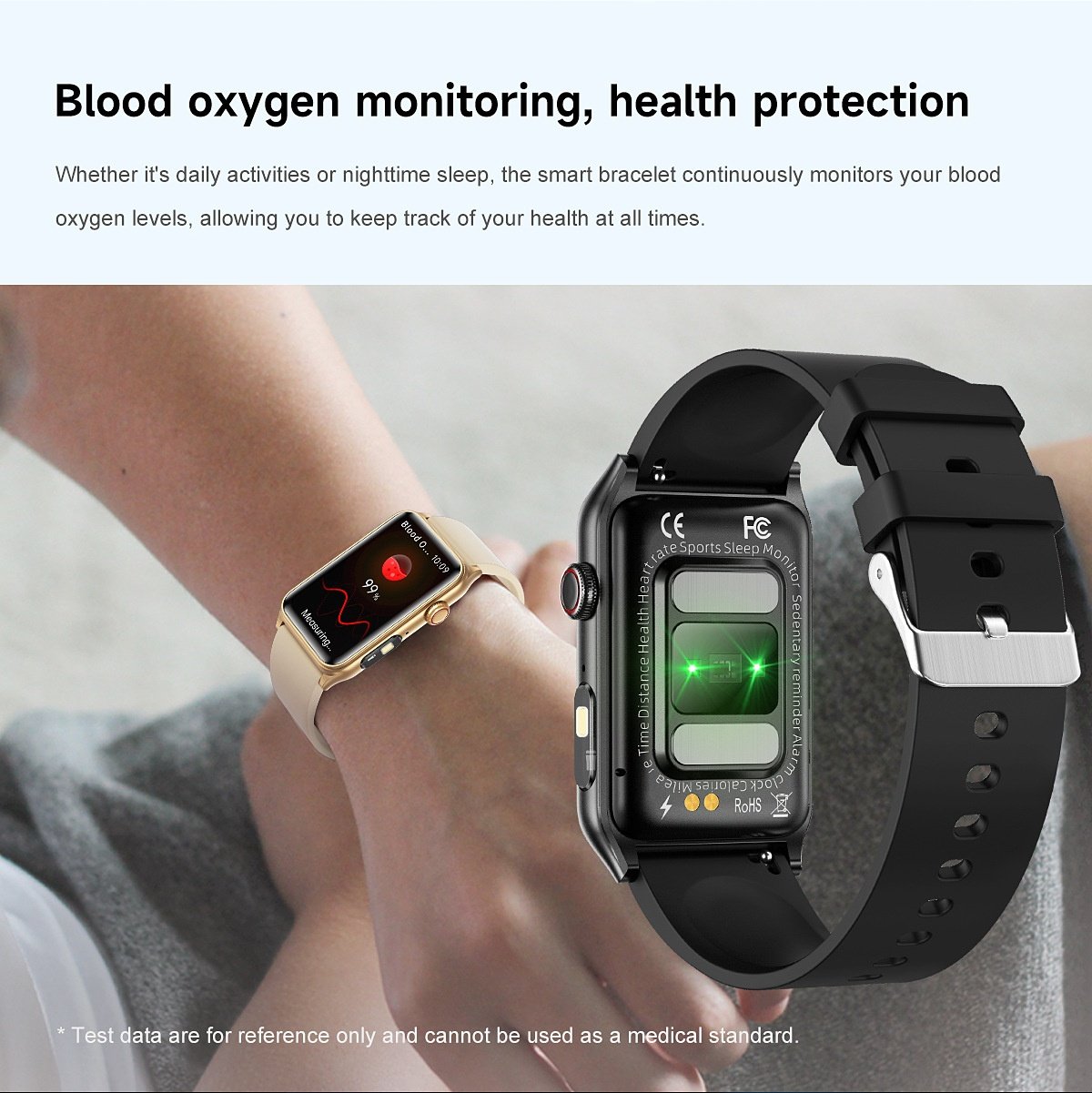 G50 Smart Watch with Rectangular HD Display & Bluetooth Calling
