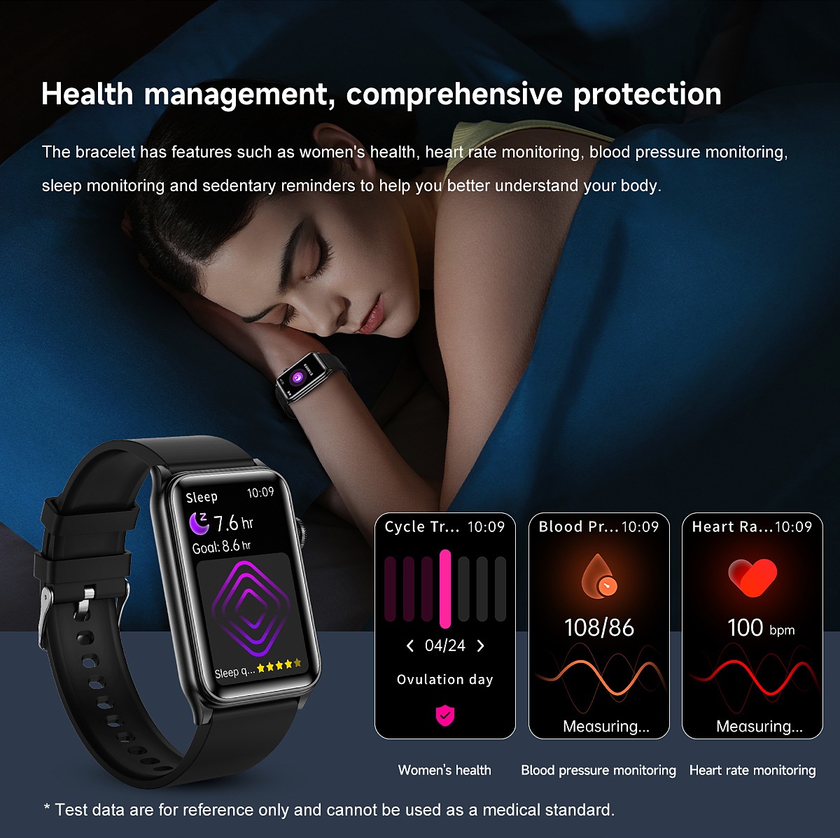 G50 Smart Watch with Rectangular HD Display & Bluetooth Calling