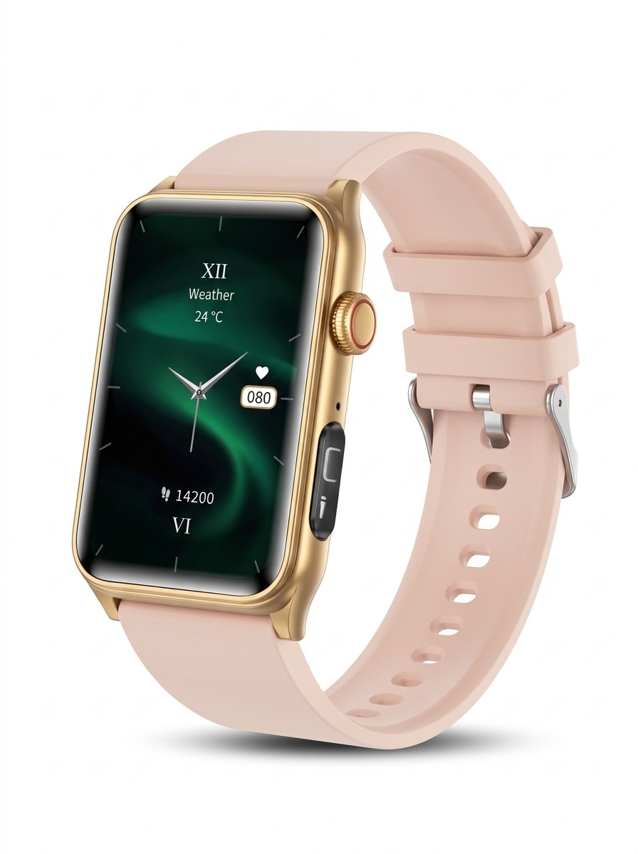 G50 Smart Watch with Rectangular HD Display & Bluetooth Calling