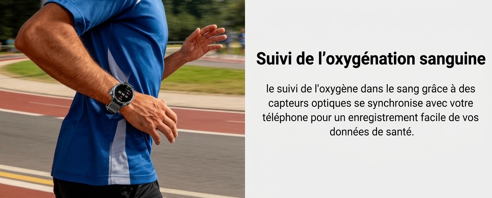 Montre connectée GPS HD350 Pro Outdoor avec écran AMOLED rond et étanchéité 3 ATM
