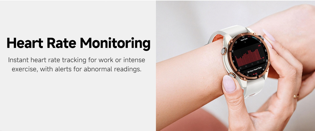 HD350 Pro Outdoor GPS Smart Watch with Round AMOLED Display & 3ATM