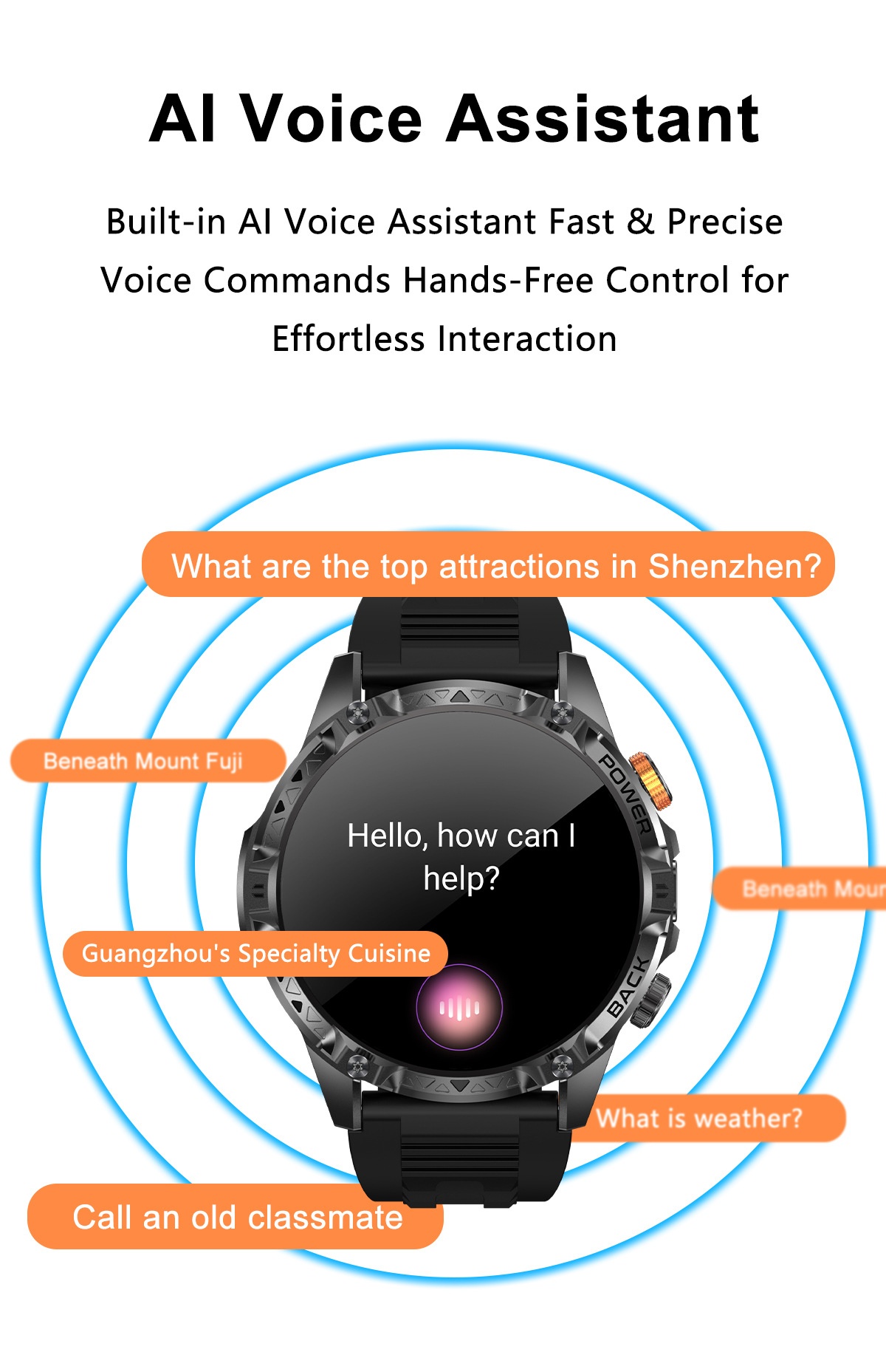 T-REX3 Rugged Smart Watch with AMOLED Display & 1000mAh Battery