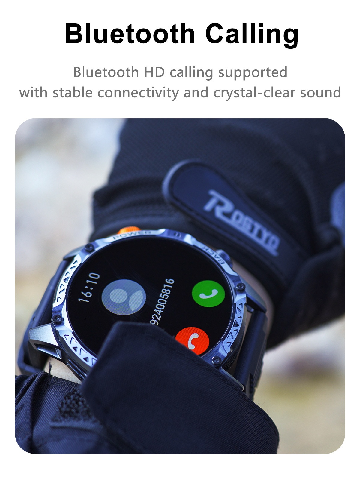 T-REX3 Rugged Smart Watch with AMOLED Display & 1000mAh Battery