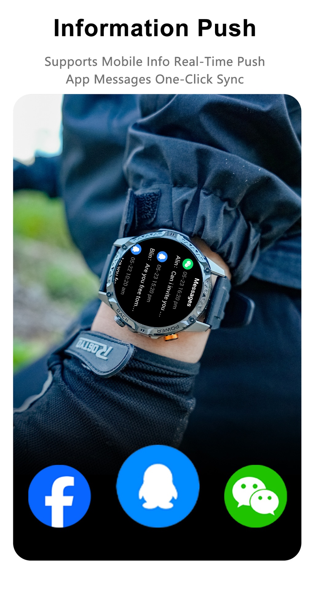 T-REX3 Rugged Smart Watch with AMOLED Display & 1000mAh Battery