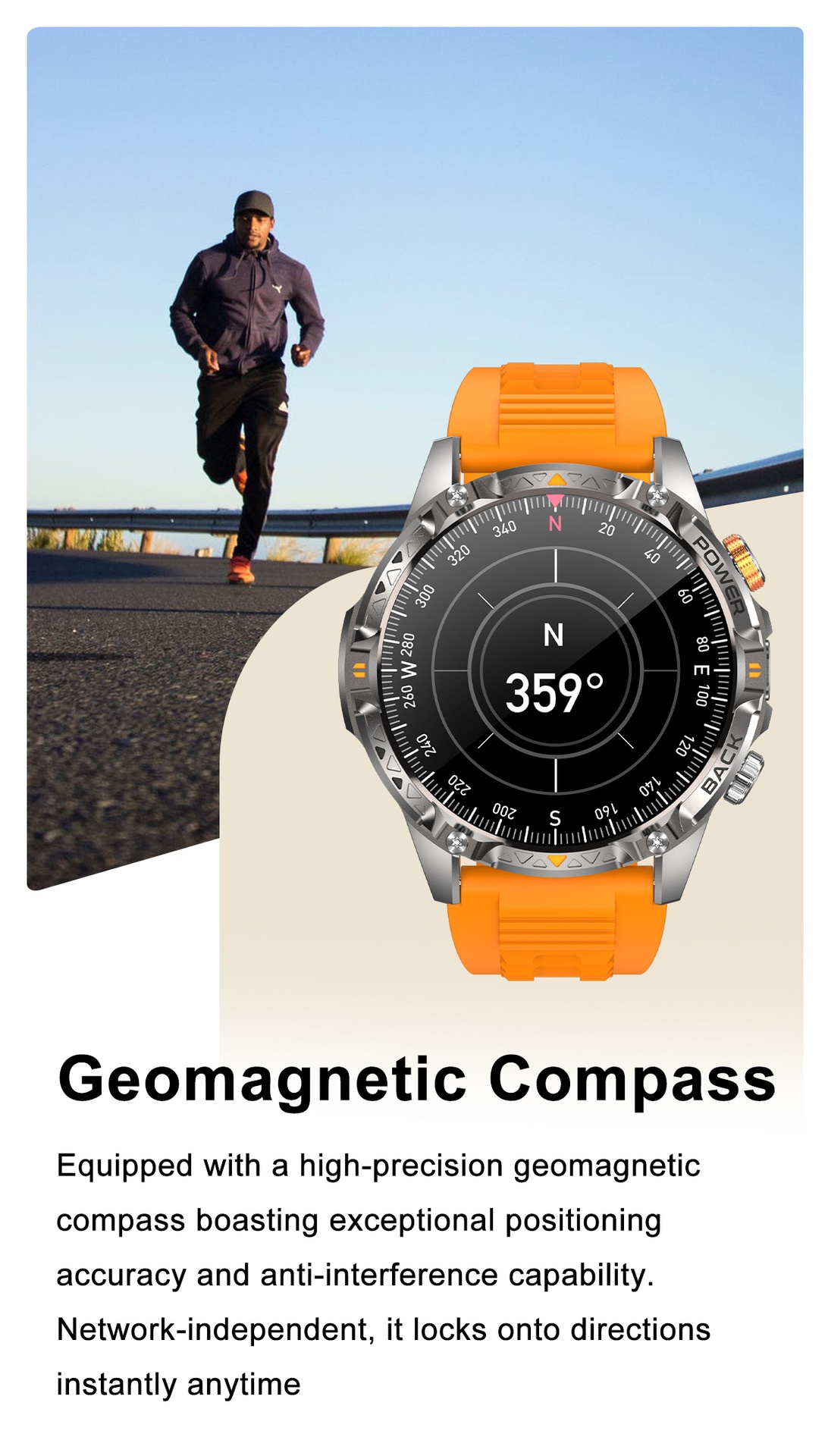 T-REX3 Rugged Smart Watch with AMOLED Display & 1000mAh Battery