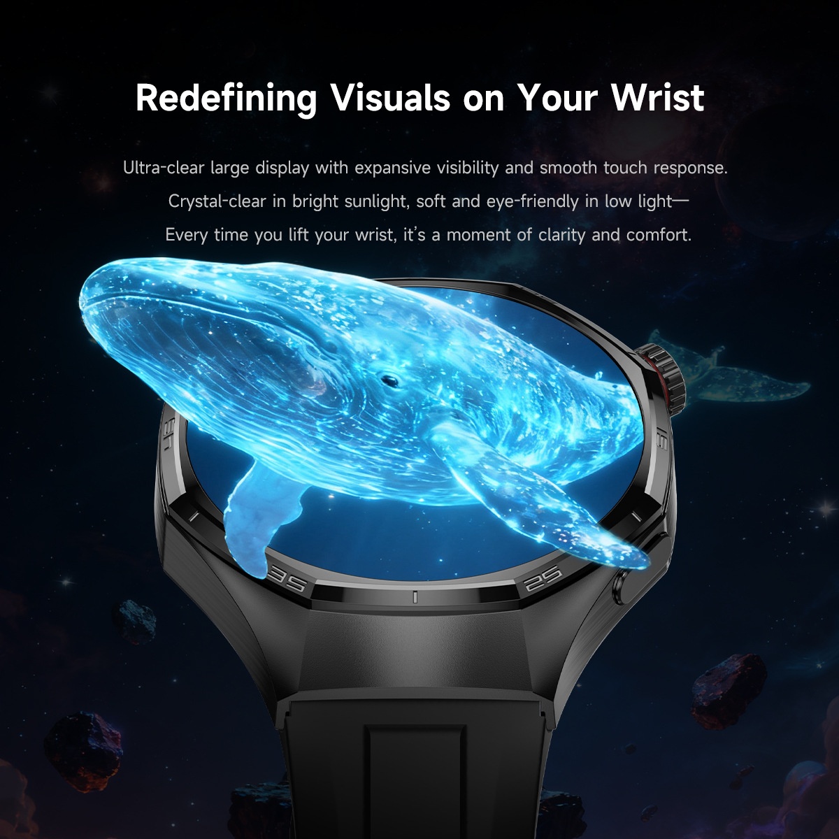 WATCH 6 MAX Smart Watch with Round Display, GPS & Wireless Calling