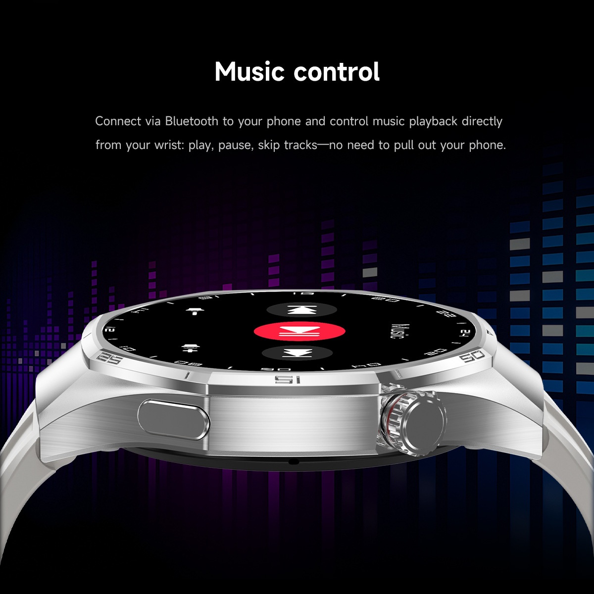 WATCH 6 MAX Smart Watch with Round Display, GPS & Wireless Calling