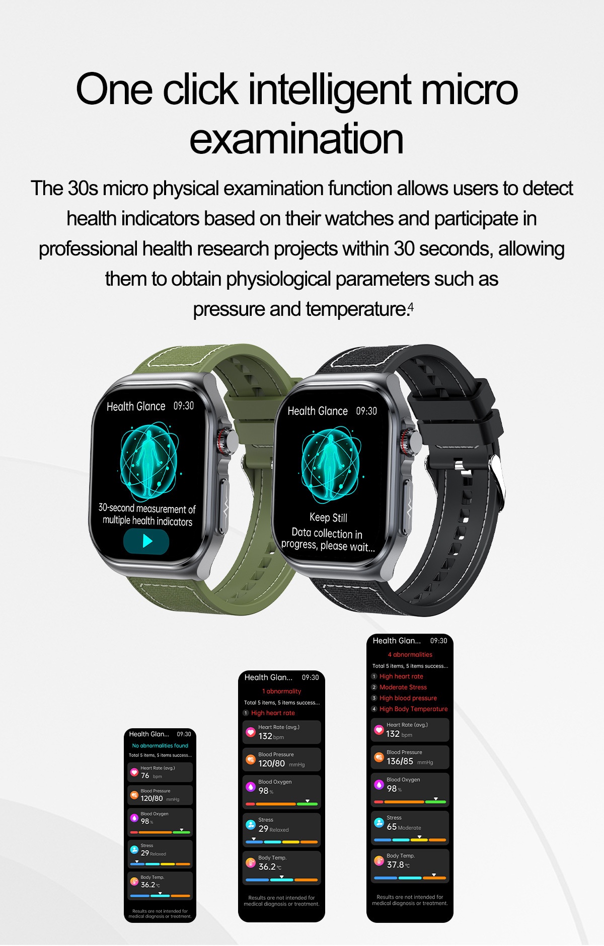 ET585 Smart Watch with Square AMOLED Display, ECG & 130+ Sports Modes
