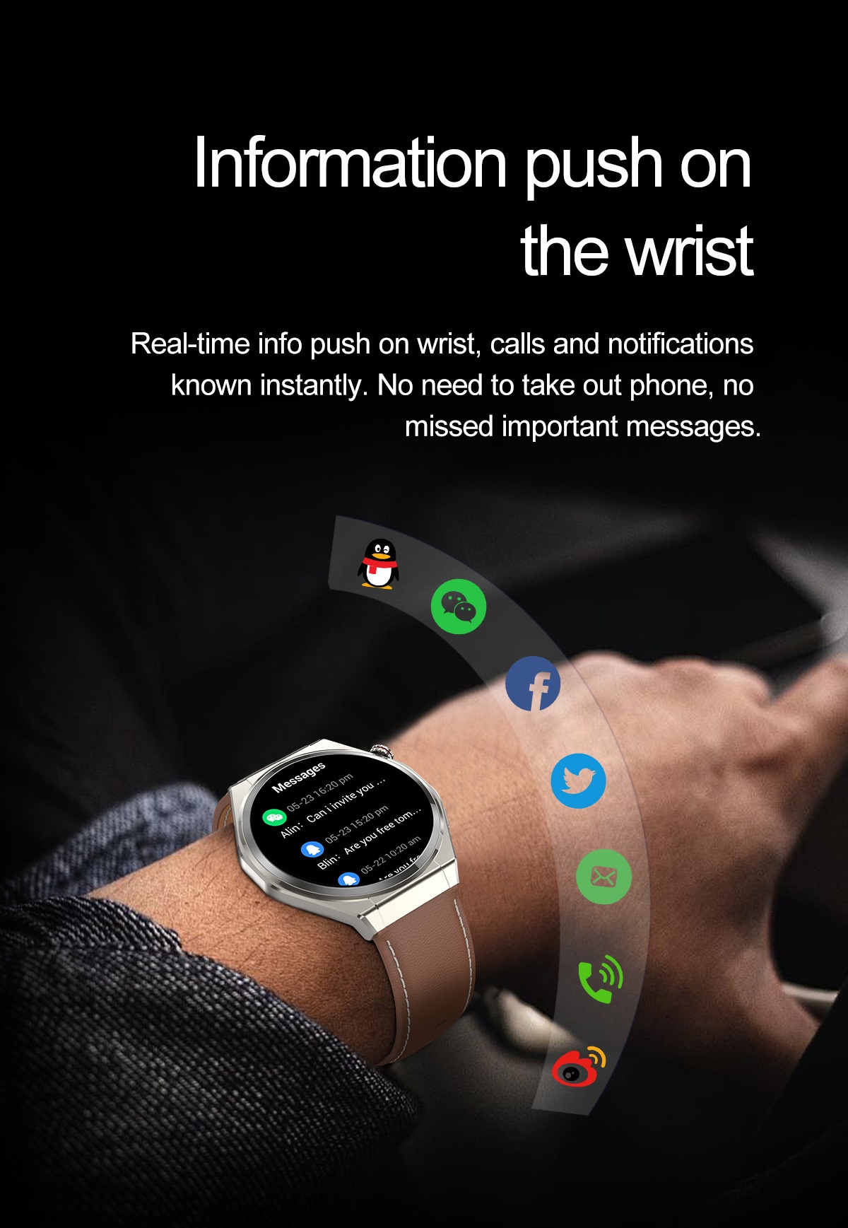 AMOLED Smart Watch with Round Display, Bluetooth Calling & Fitness Tracker