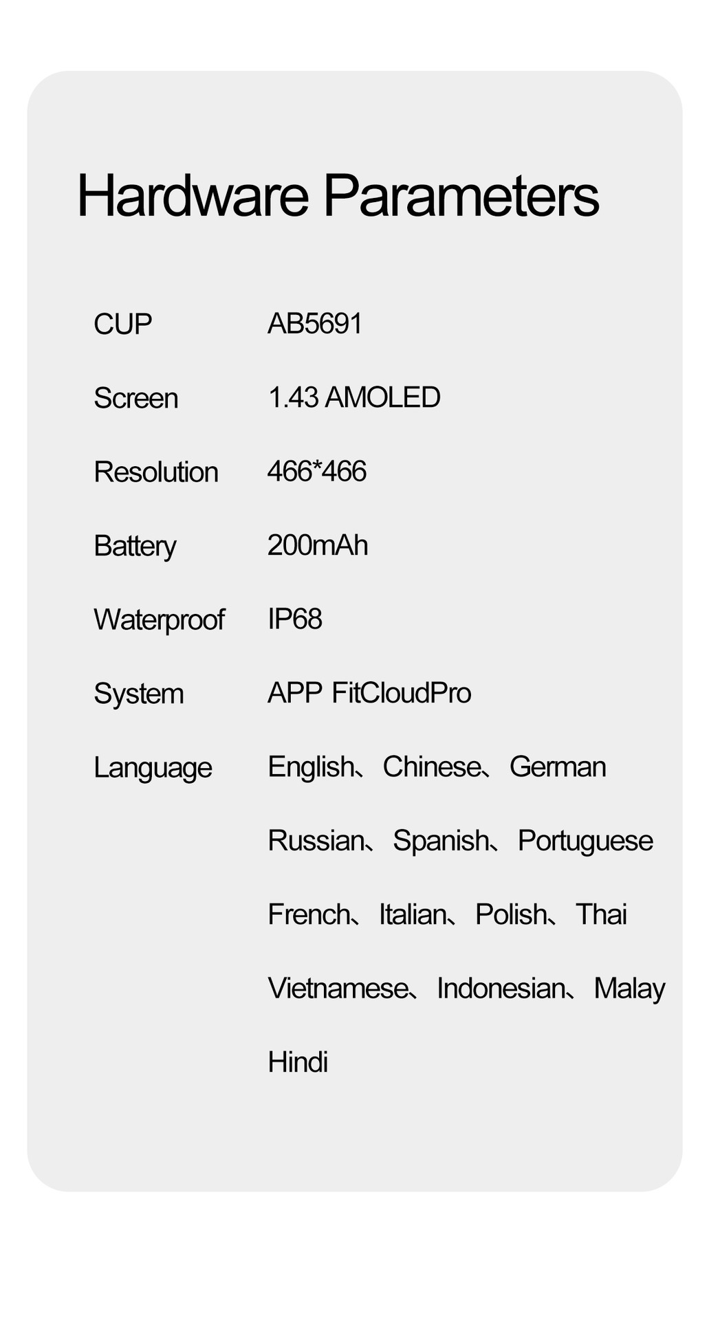 Smart Watch with Round AMOLED HD Display & Bluetooth Calling
