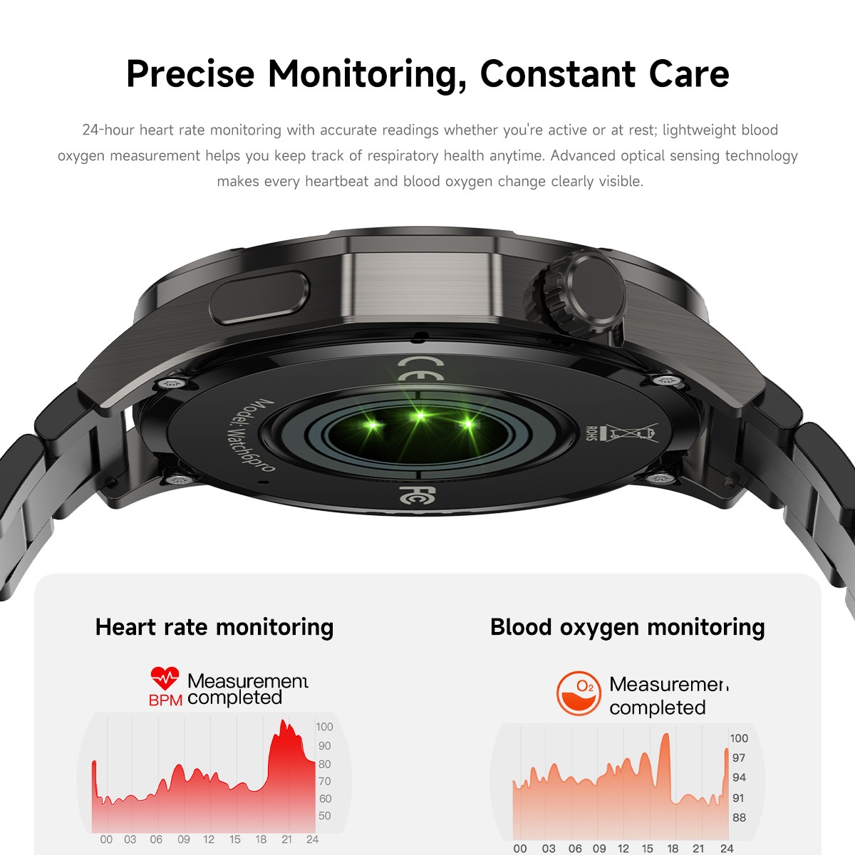 WATCH 6 PRO Smart Watch for Men with 1.50" HD Screen & Wireless Calling