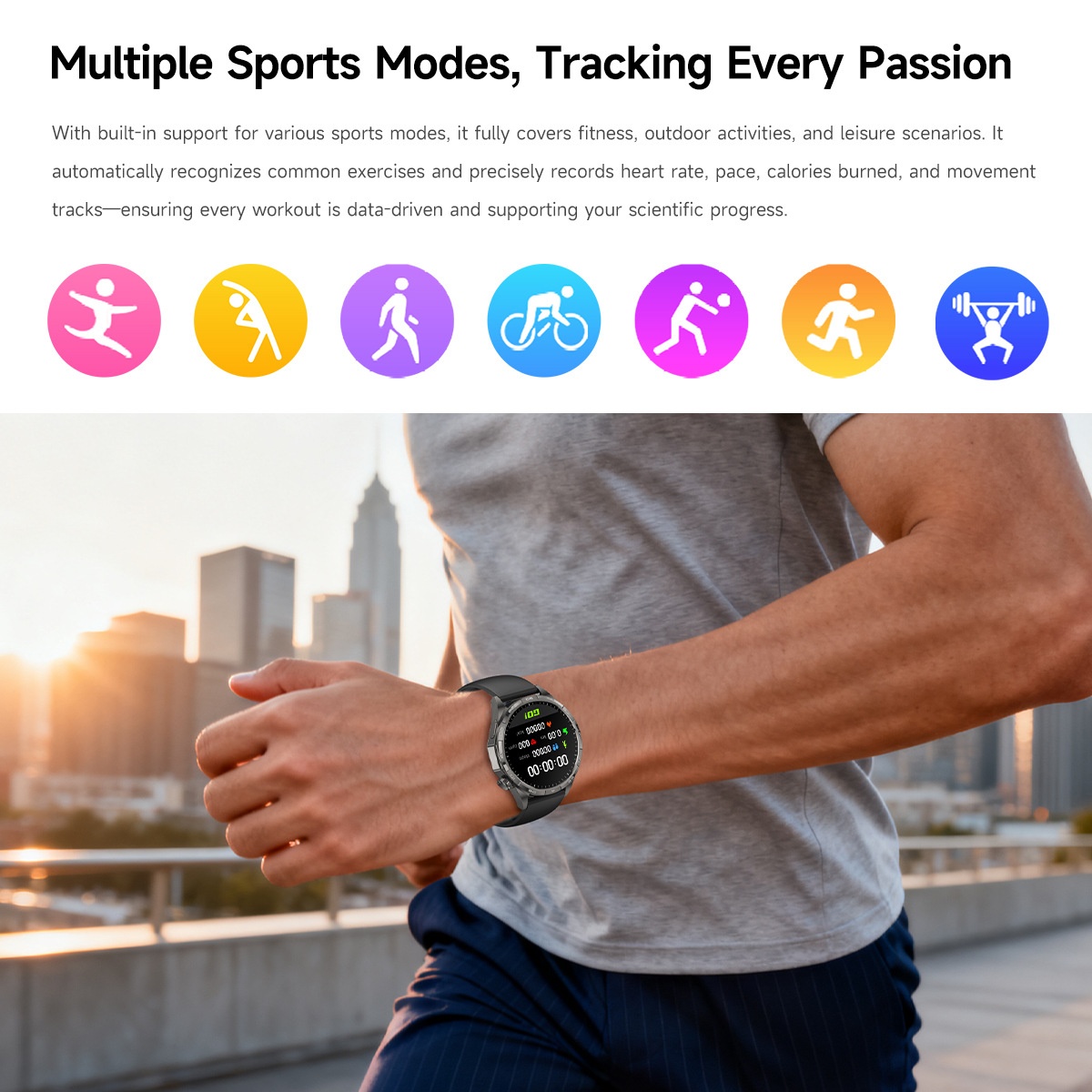 WATCH 6 PRO Smart Watch for Men with 1.50" HD Screen & Wireless Calling
