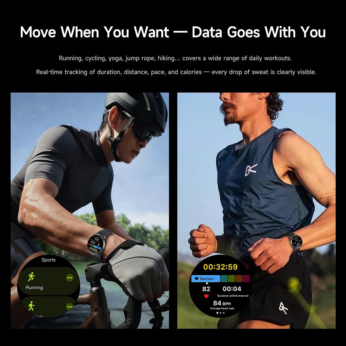 DS6 Smart Watch with GPS, IP68 Waterproof & Bluetooth Calling