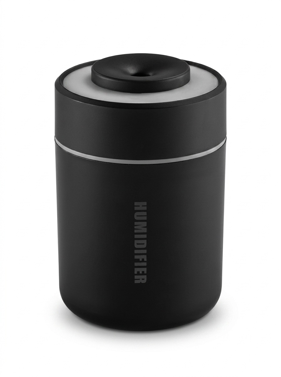 Humidificador portátil mini BW-1, difusor de aire USB silencioso con luz nocturna LED de colores, tecnología de niebla fina y 2 modos de pulverización para el hogar, la oficina y el coche.