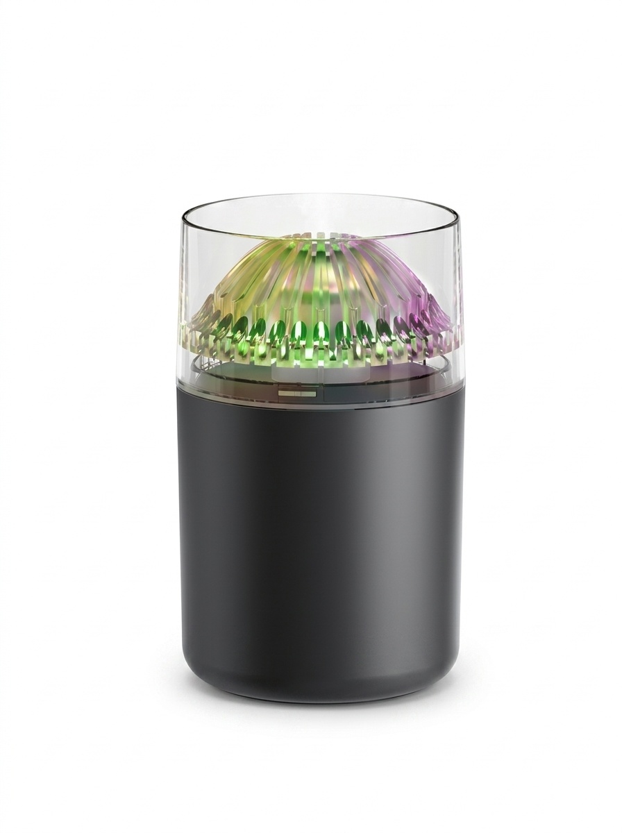Mini humidificador portátil, difusor de aire USB de nano niebla de 180 ml con luz LED RGB, funcionamiento silencioso de 4 a 8 horas para coche, oficina, dormitorio y viajes.