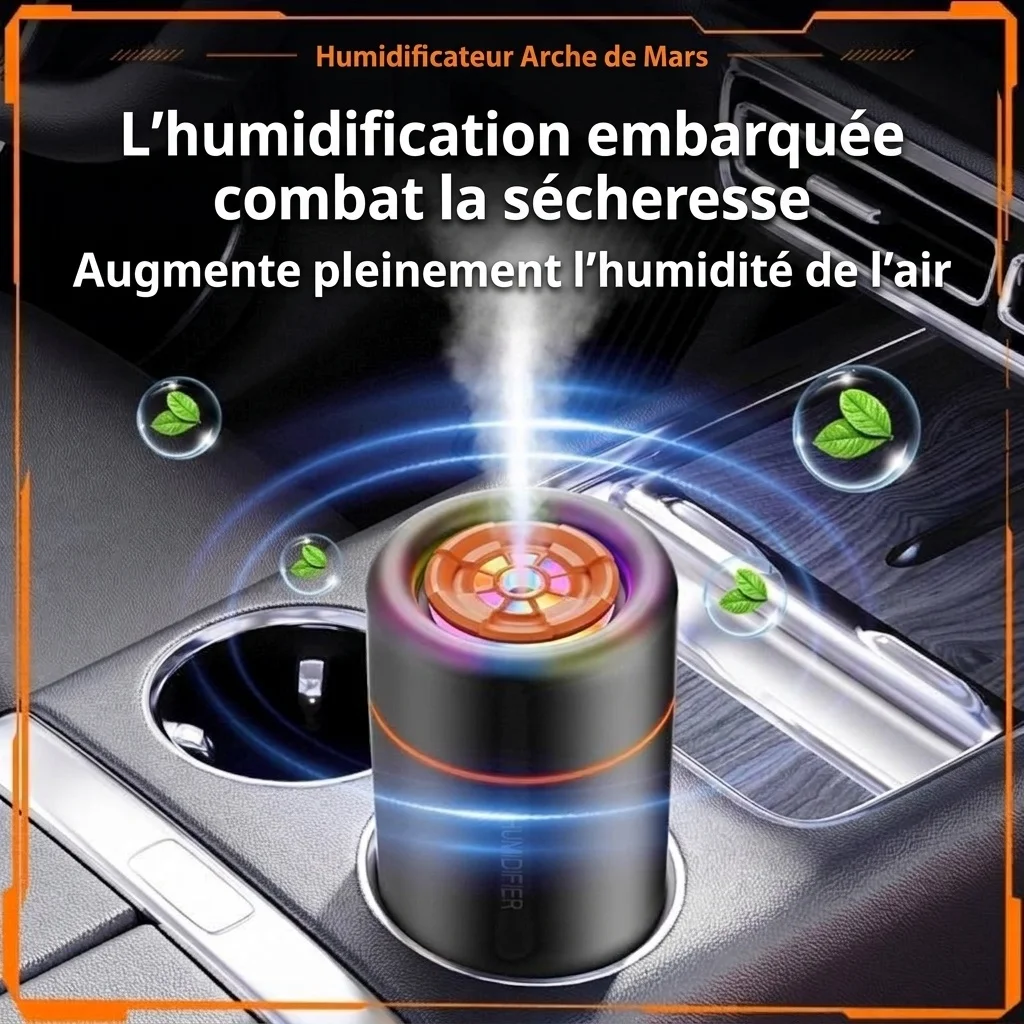 Mini humidificateur portable USB et diffuseur d'huiles essentielles, purificateur d'air silencieux à brume fine avec lumière LED vibrante pour la maison, le bureau, la chambre et la voiture