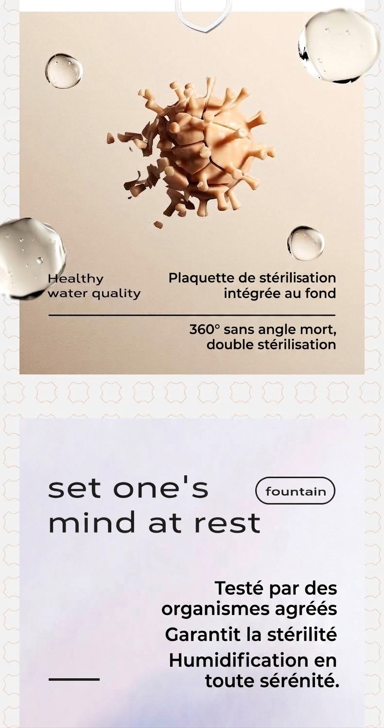 Humidificateur et stérilisateur d'air intelligent pour voiture, diffuseur de brume fine à démarrage/arrêt automatique avec purification à 360°, fonctionnement ultra-silencieux et nettoyage facile pour véhicules