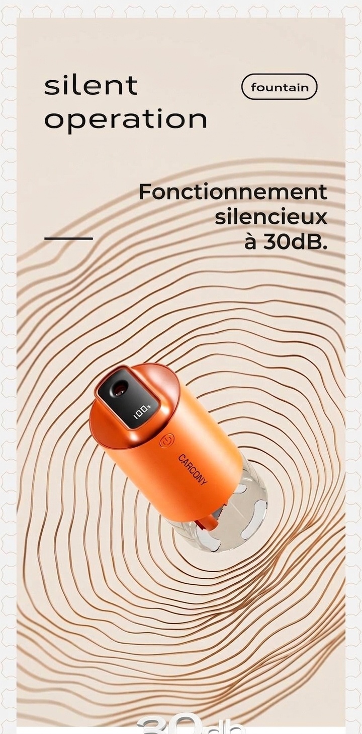 Humidificateur et stérilisateur d'air intelligent pour voiture, diffuseur de brume fine à démarrage/arrêt automatique avec purification à 360°, fonctionnement ultra-silencieux et nettoyage facile pour véhicules