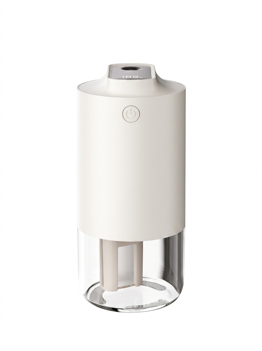 Humidificador y esterilizador de aire inteligente para coche, difusor de niebla fina con arranque/parada automáticos, purificación de 360°, funcionamiento ultrasilencioso y fácil limpieza para vehículos.