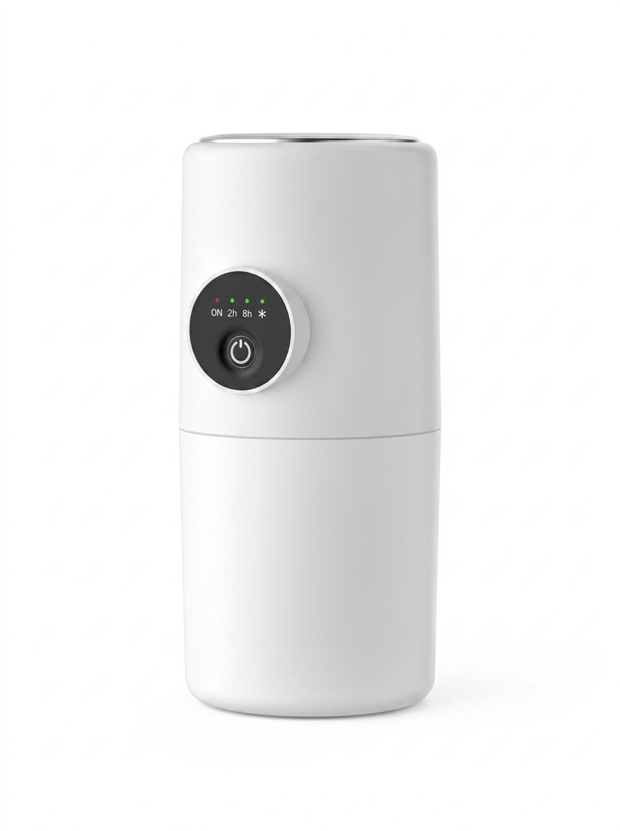 Humidificador USB portátil, difusor de niebla continua silenciosa de 280 ml con luz nocturna relajante, rotación de 360° y temporizador inteligente para el hogar, la oficina y los viajes.