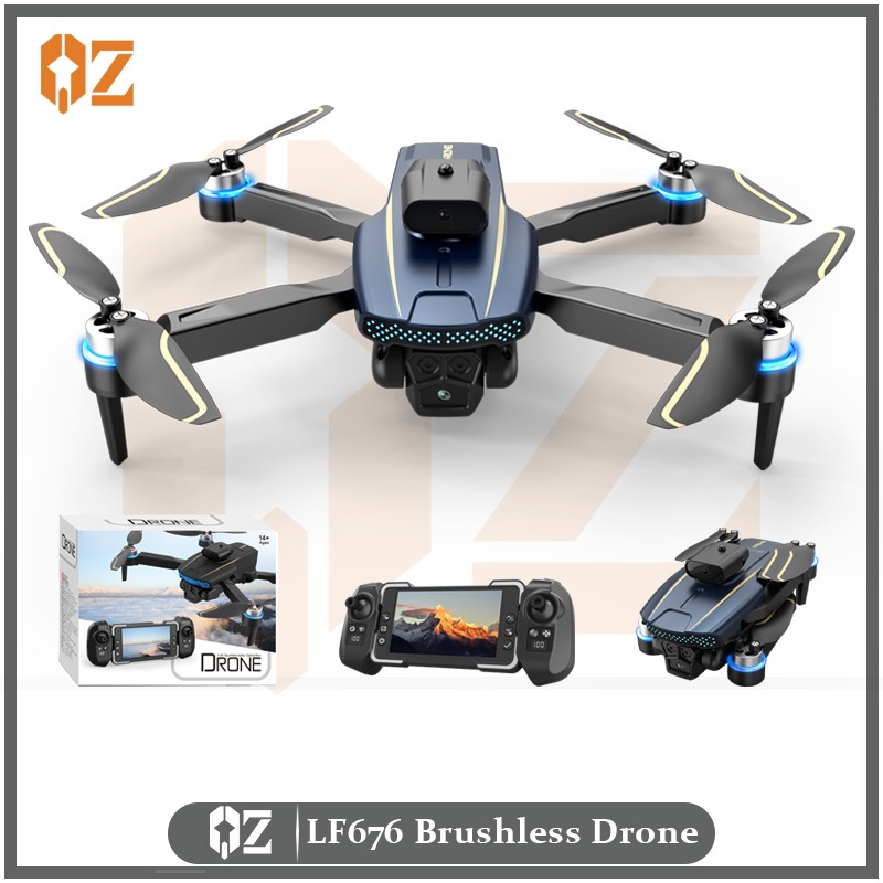 LF676 Brushless Drone with 4K Camera, GPS Long Range FPV, Intelligent Obstacle Avoidance, Dedicated Display Remote Control