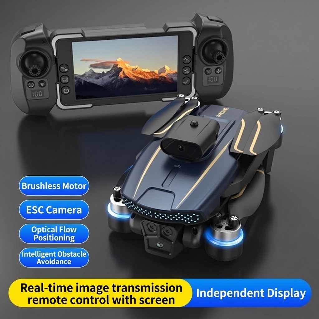 LF676 Brushless Drone with 4K Camera, GPS Long Range FPV, Intelligent Obstacle Avoidance, Dedicated Display Remote Control