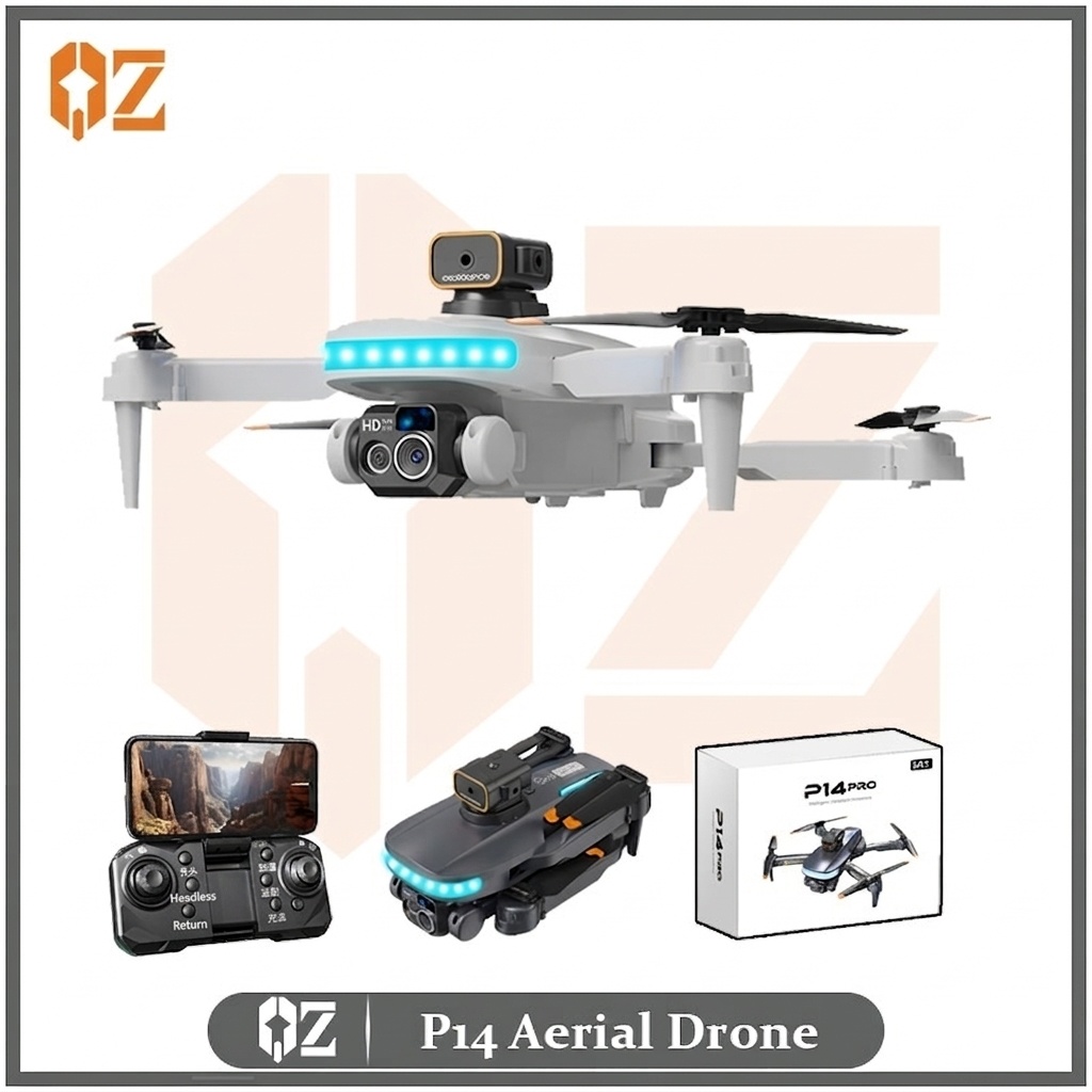 P14 MAX 8K HD Camera Drone with 540° Smart Obstacle Avoidance, Optical Flow Positioning, Foldable RC Quadcopter