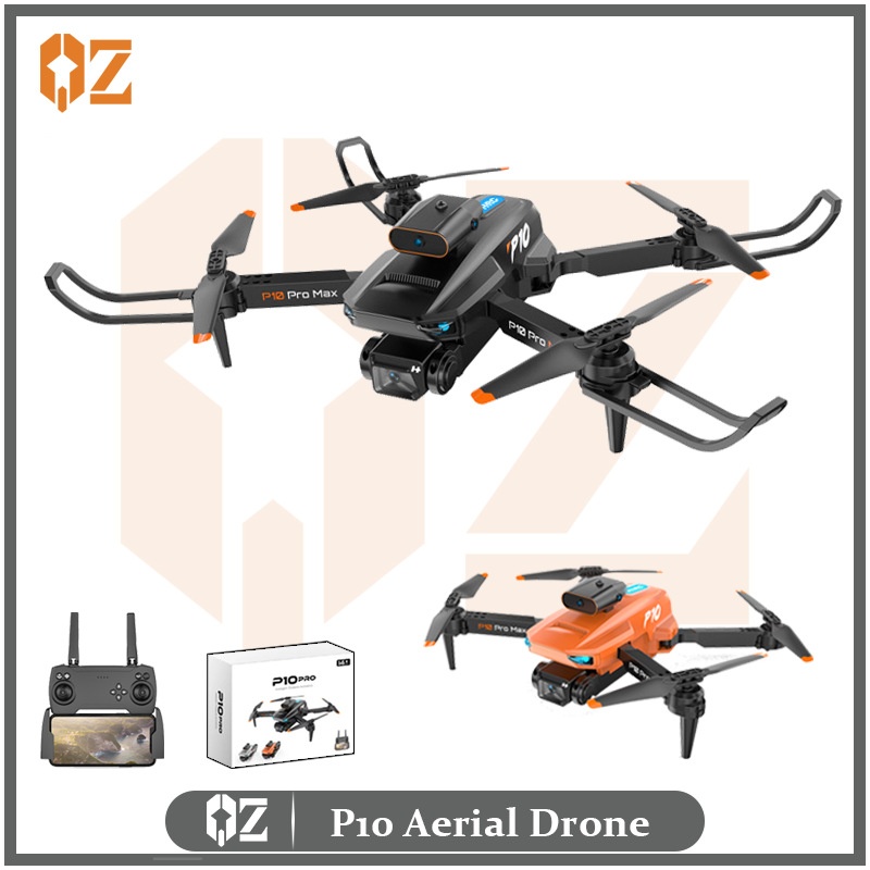 P10 Pro Max 8K Drone with 360° Obstacle Avoidance, Dual Camera, Optical Flow Positioning, Foldable RC Quadcopter