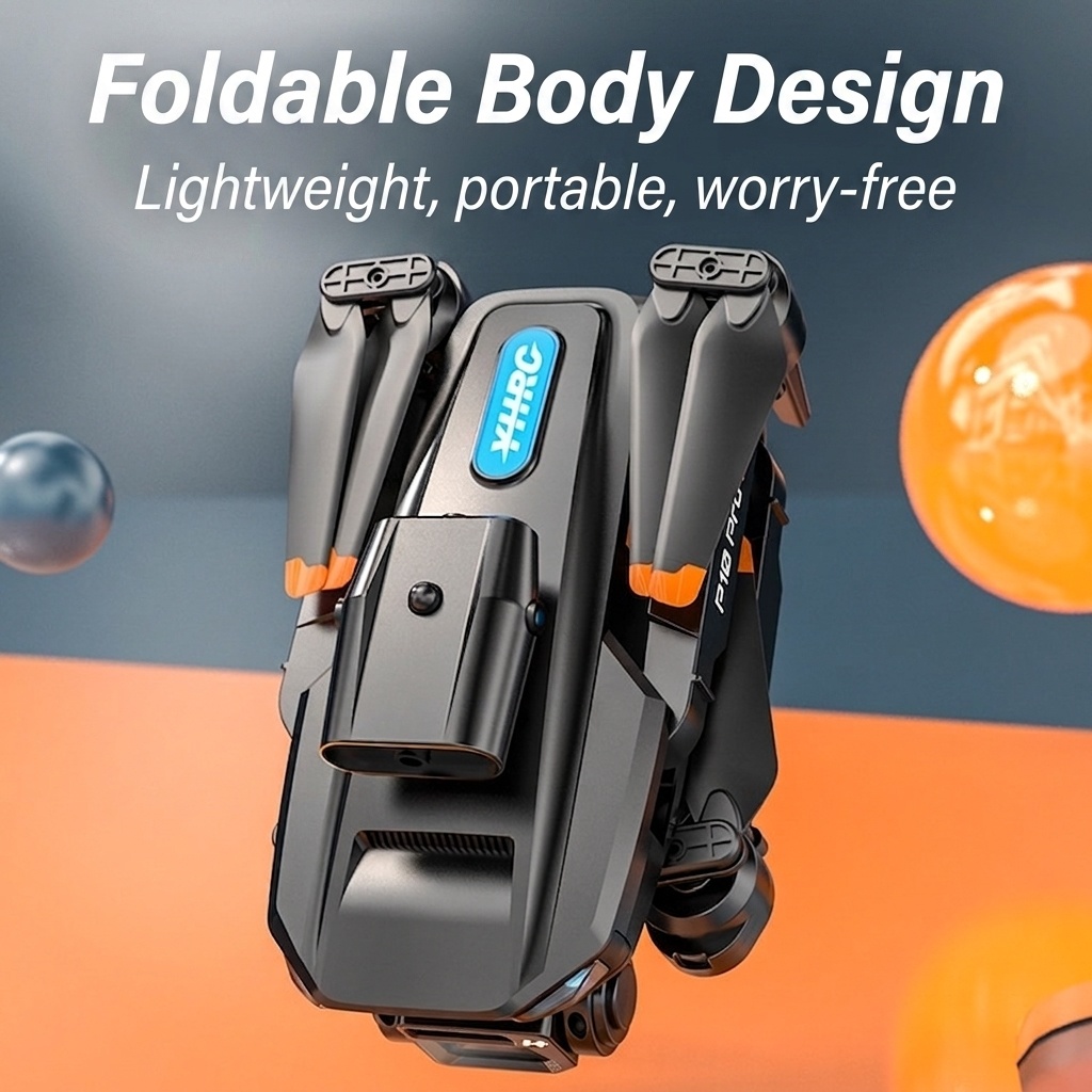 P10 Pro Max 8K Drone with 360° Obstacle Avoidance, Dual Camera, Optical Flow Positioning, Foldable RC Quadcopter