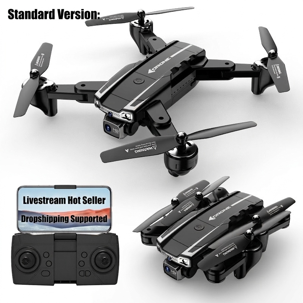 A5S Foldable 8K HD Drone with Intelligent Obstacle Avoidance, GPS Auto Return, Optical Flow Positioning, RC Quadcopter
