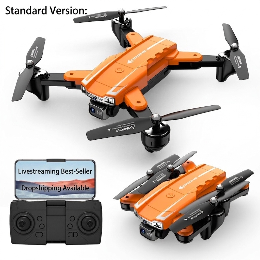 A5S Foldable 8K HD Drone with Intelligent Obstacle Avoidance, GPS Auto Return, Optical Flow Positioning, RC Quadcopter