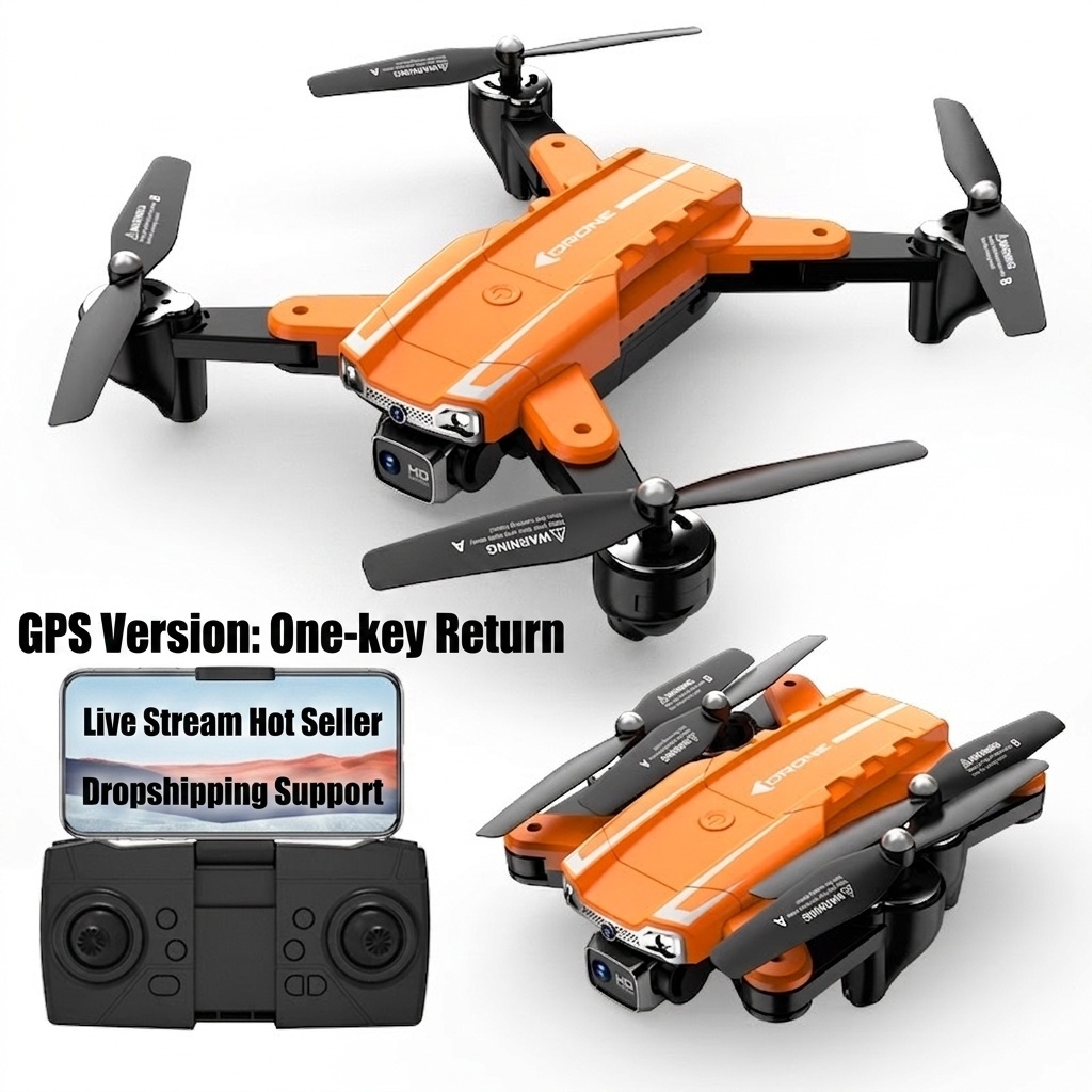 A5S Foldable 8K HD Drone with Intelligent Obstacle Avoidance, GPS Auto Return, Optical Flow Positioning, RC Quadcopter