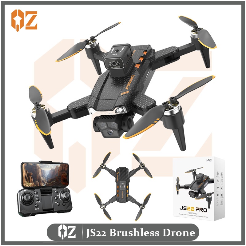 JS22 PRO 8K HD Drone with 360° Obstacle Avoidance, Optical Flow Positioning, Brushless Motor, Foldable RC Quadcopter