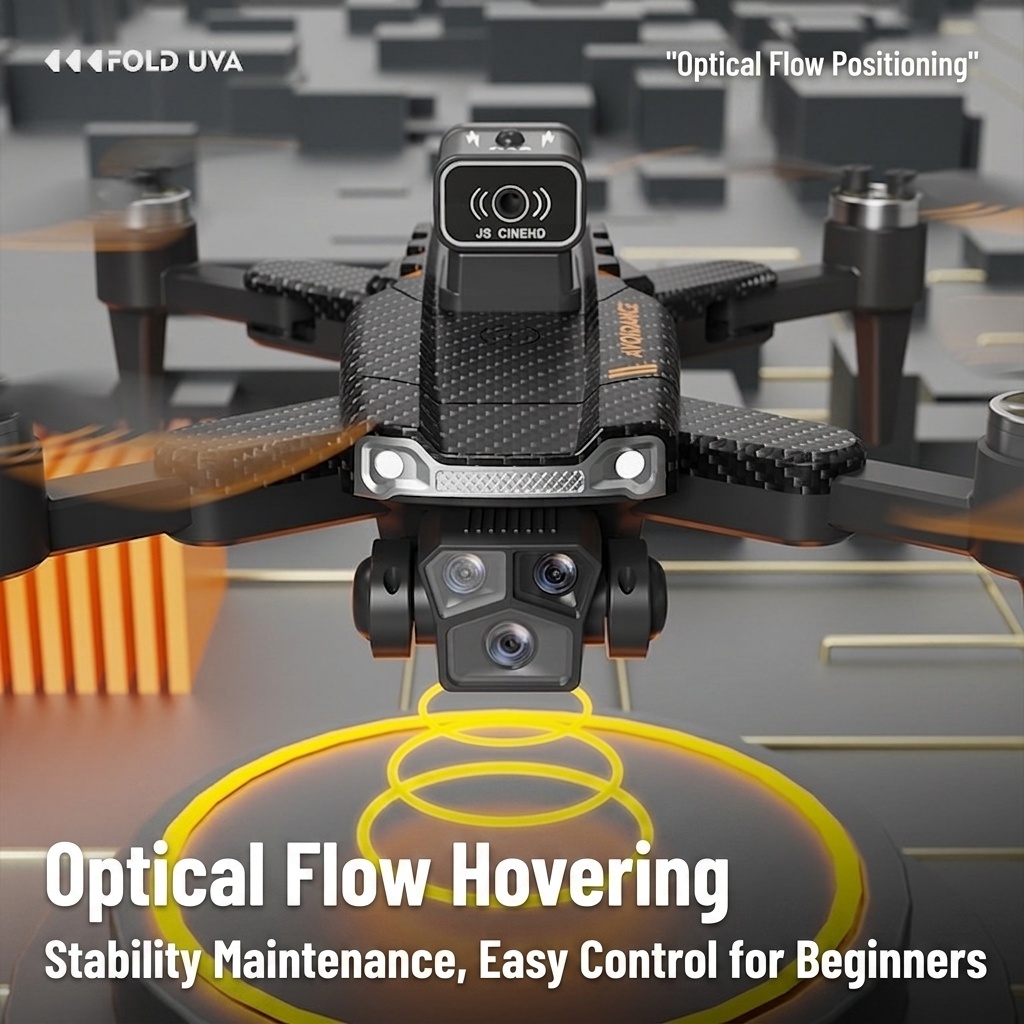 JS22 PRO 8K HD Drone with 360° Obstacle Avoidance, Optical Flow Positioning, Brushless Motor, Foldable RC Quadcopter