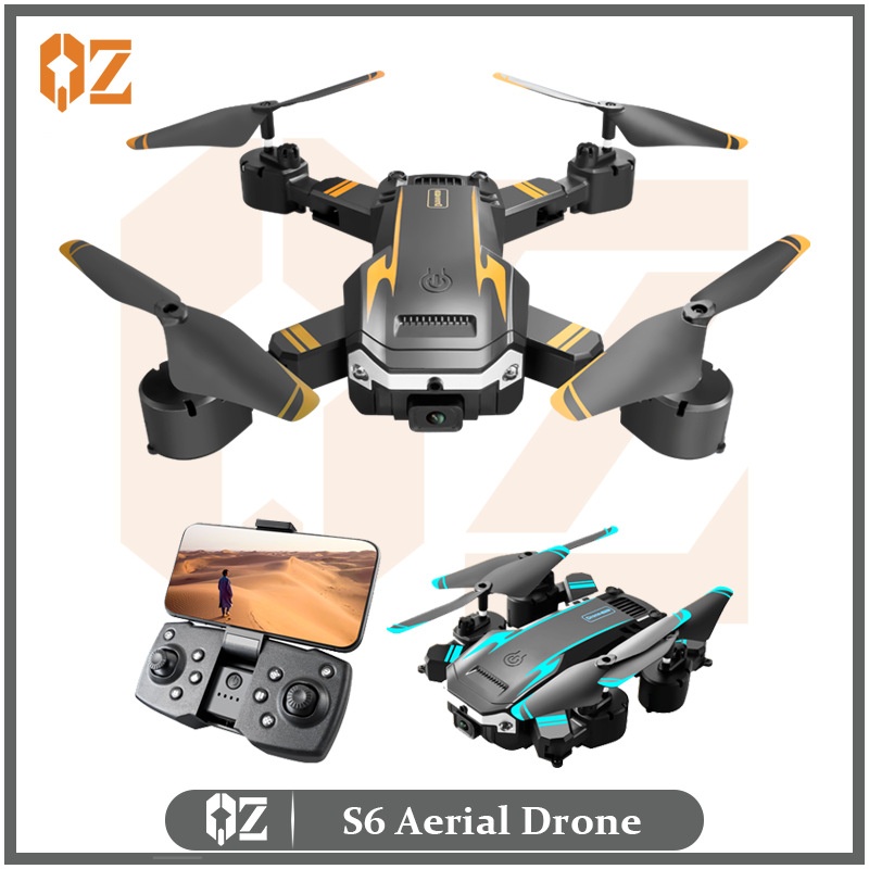 S6 Max 8K Dual Camera Drone with 360° Intelligent Obstacle Avoidance, Optical Flow Localization, Foldable RC Quadcopter