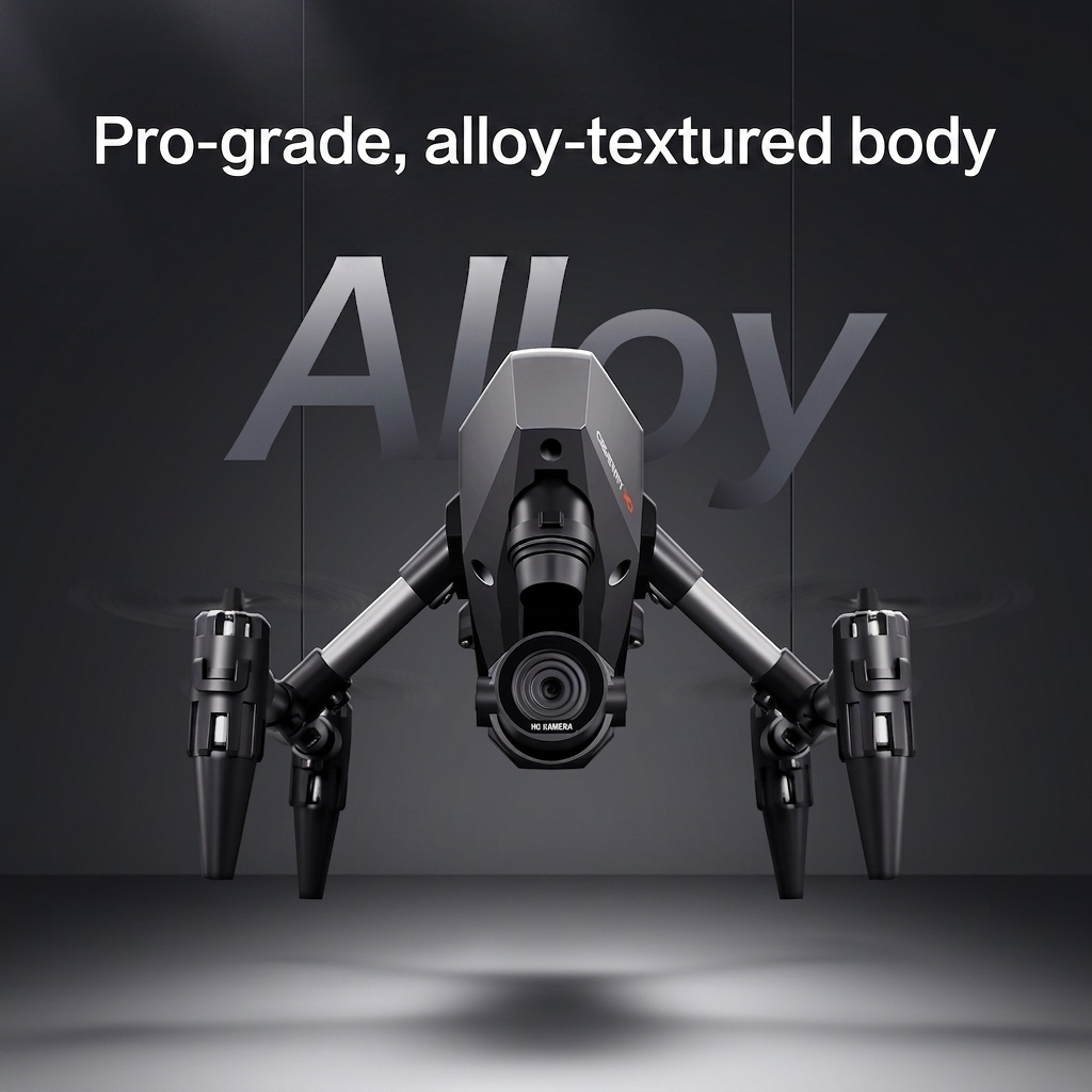 XD1 PRO Drone with 4K/6K/8K High-Resolution Camera, Advanced Optical Flow Positioning, Durable Alloy Body RC Quadcopter