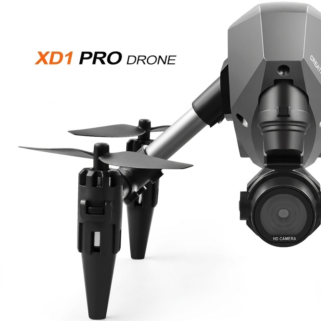 XD1 PRO Drone with 4K/6K/8K High-Resolution Camera, Advanced Optical Flow Positioning, Durable Alloy Body RC Quadcopter