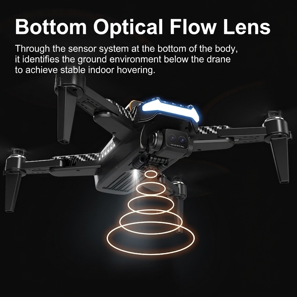 P17 Pro GPS Brushless Drone with 4K Camera, 540° Obstacle Avoidance, Optical Flow Positioning, Foldable RC Quadcopter