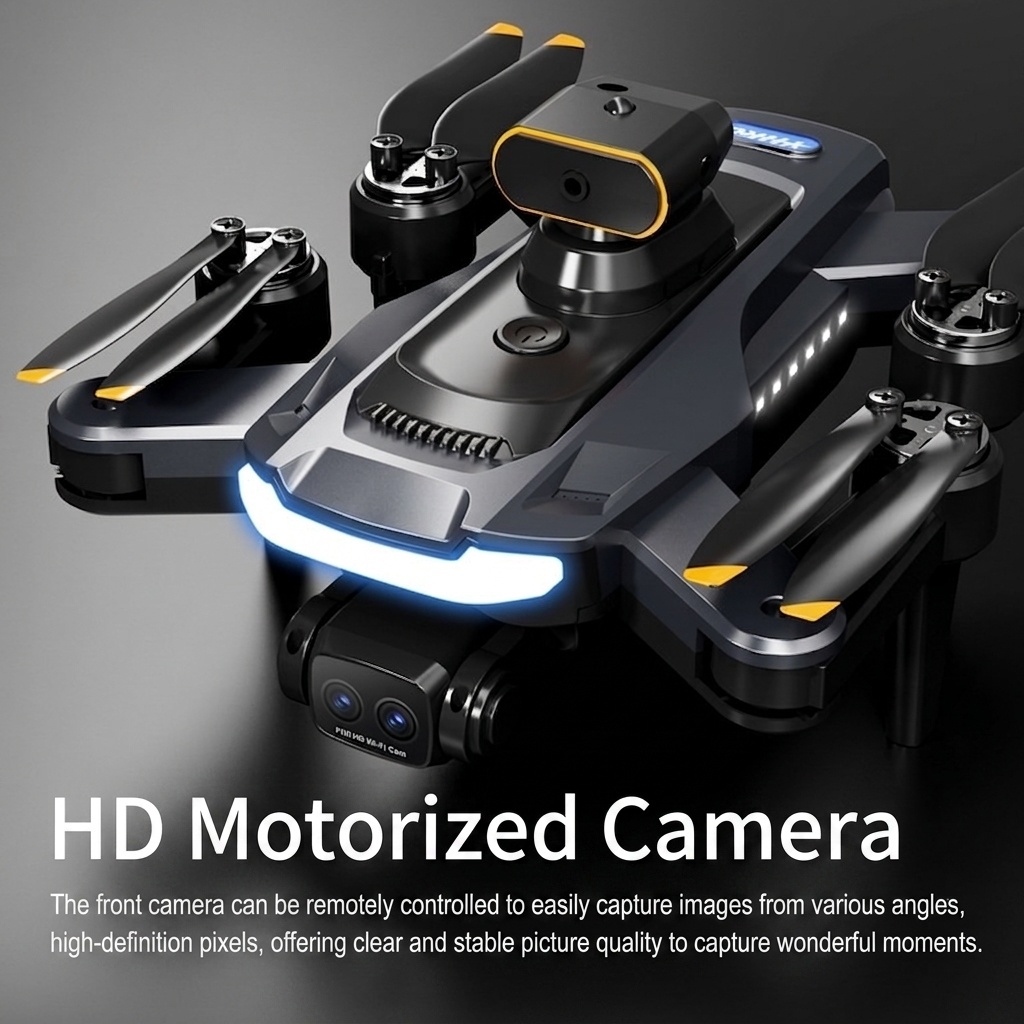 P17 Pro GPS Brushless Drone with 4K Camera, 540° Obstacle Avoidance, Optical Flow Positioning, Foldable RC Quadcopter